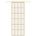 Porta Scorrevole Dorata 76x205 Vetro Trasparente Esg Alluminio - Foto miniatura 3
