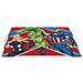 Tovaglietta Individuale Blu E Rossa Per Bambini In Plastica Avengers Thor Hulk Captain America - Foto miniatura 1