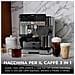 Macchina da caffè Luxe Café Premier 3-in-1 ES601EU, Macchina per espresso, 2 L, Chicchi di caffè, Macinatore integrato, 1650 W, Nero, Acciaio inox - Foto miniatura 3