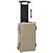 Custodia rigida protettiva con ruote e manico estraibile Sand - Foto miniatura 2