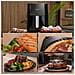 Cecofry&Grill Duoheat 4000 Singolo 4 L Indipendente 1900 W Friggitrice ad aria calda Nero - Foto miniatura 12