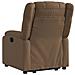 Poltrona Alzapersona Reclinabile Elettrica Marrone Tessuto - Foto miniatura 4