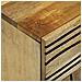 Comodino 50x33x60 cm Legno massello di mango - Foto miniatura 6