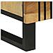 Comodino 50x33x60 cm Legno massello di mango - Foto miniatura 8