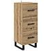 Credenza con cassetto Rovere artigianale 34,5 x 34 x 90 cm - Foto miniatura 1
