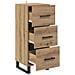 Credenza con cassetto Rovere artigianale 34,5 x 34 x 90 cm - Foto miniatura 5