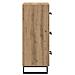 Credenza con cassetto Rovere artigianale 34,5 x 34 x 90 cm - Foto miniatura 7