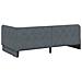Cornice del letto ad angolo Grigio scuro 100 x 200 cm Velluto - Foto miniatura 7