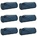 Coperte da Pile 6 pcs Blu navy 200 x 150 cm Panno - Foto miniatura 1