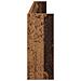 Scaffale per riviste 2 pcs Legno vecchio 100 x 12 x 30 cm - Foto miniatura 7