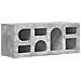 Mobile TV Grigio cemento 100 x 35 x 40 cm Legno multistrato - Foto miniatura 1