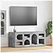 Mobile TV Grigio cemento 100 x 35 x 40 cm Legno multistrato - Foto miniatura 2