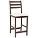 Sedie da pranzo 2 pcs Marrone Chiaro 40 x 47,5 x 99,5 cm - Foto miniatura 4