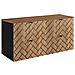 | Mobile sottolavabo 120 cm - Marron Mat - Mobili bagno - Mobili bagno - Mobile sottolavabo - Piano di lavoro marrone - Foto miniatura 1