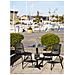 Tavolo Bistro 1-nero-metallo-60x60x73 Cm - Foto miniatura 8