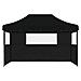 Tenda Party Nero 292 x 440 x 315 cm Tessuto Oxford - Foto miniatura 3