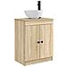 Mobile da bagno con lavabo Rovere Sonoma 54 x 35 x 83 cm - Foto miniatura 1