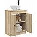 Mobile da bagno con lavabo Rovere Sonoma 54 x 35 x 83 cm - Foto miniatura 2