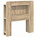 Testata del letto con archiviazione Legno ingegnerizzato - Foto miniatura 1