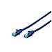 Cavo Rete Schermato F / Utp Cat. 5E - Mt. 0,25 - Colore Blu - Foto miniatura 1