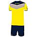 Kit Campo Mc Giallo / blu Corsa Sport Uomo Staff Running Jogging Allenamento Relax Calcio Calcetto Torneo Scuola Sport - Taglia 3xs - Foto miniatura 1