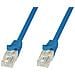 ICOC U6-6U-010-BLT - Cavo di Rete Patch in Rame Cat. 6 Blu UTP 1m - Foto miniatura 1