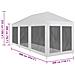 Tenda Per Feste Con 8 Pareti In Rete 9x3 M - Foto miniatura 3