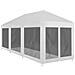Tenda Per Feste Con 8 Pareti In Rete 9x3 M - Foto miniatura 1
