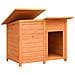 Cuccia Per Cani In Legno Di Pino E Abete 120x77x86 Cm - Foto miniatura 3