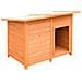 Cuccia Per Cani In Legno Di Pino E Abete 120x77x86 Cm - Foto miniatura 5