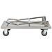 Carrello Di Trasporto Argento 82x53x86 Cm Acciaio Inossidabile - Foto miniatura 6