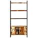 Libreria A 4 Livelli Legno Massello Di Recupero 80x30x180 Cm - Foto miniatura 3