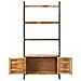 Libreria A 4 Livelli Legno Massello Di Recupero 80x30x180 Cm - Foto miniatura 4