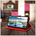 Custodia Samsung Galaxy A41 Portadocumenti Funzione Supporto Rosso - Foto miniatura 2