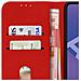 Custodia Samsung Galaxy A41 Portadocumenti Funzione Supporto Rosso - Foto miniatura 3