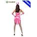Costume Coniglietta Sexy Rosa Adulta (Taglia 44) Vestiti Carnevale Pegasus Adulto - Foto miniatura 3