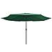 Ombrellone da Esterni con Palo in Metallo 390 cm Verde - Foto miniatura 7