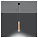 Lampada A Sospensione Sottile 8 Cm In Legno Naturale Gu10 - Foto miniatura 10