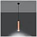 Lampada A Sospensione Sottile 8 Cm In Legno Naturale Gu10 - Foto miniatura 2