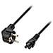 VLEP10100B20, Maschio, Power plug type F, C5 coupler, Ad angolo, Dritto, Nero - Foto miniatura 2