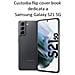 Maxy Custodia Book Orizzontale Silicone Case Per Samsung Galaxy S21 5g G991 Mint-navy - Foto miniatura 2