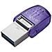 Chiavetta USB 64 GB DataTraveler microDuo 3C USB Tipo A / Tipo C 3.2 Gen 1 Colore Porpora / Acciaio inossidabile - Foto miniatura 3