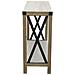 Consolle In Legno 114 X 80 Di Design Moderno Industrial Cm 115,50 X 37 X 82 H - Foto miniatura 4