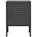 Comodino Antracite 35x35x51 Cm In Acciaio - Foto miniatura 3
