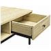Tamlin Tavolo In Stile Con 1 Cassetto In Mdf Nature - Foto miniatura 4