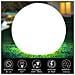 Lampada Sfera Da Giardino 30cm Luce Illuminazione Esterno Attacco E27 Bianco - Foto miniatura 3