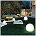 Lampada Sfera Da Giardino 30cm Luce Illuminazione Esterno Attacco E27 Bianco - Foto miniatura 4