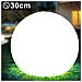 Lampada Sfera Da Giardino 30cm Luce Illuminazione Esterno Attacco E27 Bianco - Foto miniatura 1