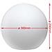 Lampada Sfera Da Giardino 30cm Luce Illuminazione Esterno Attacco E27 Bianco - Foto miniatura 5