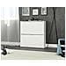 Scarpiera Louisville, Armadio Portascarpe A 2 Ante A Ribalta, Scarpiera Bassa Da Ingresso, Mobile Basso, 75x22h76 Cm, Bianco - Foto miniatura 1